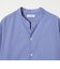 【WEB限定 WARDROBE SMART】コットン バンドカラー スキッパー シャツ