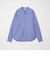 【WEB限定 WARDROBE SMART】コットン バンドカラー スキッパー シャツ