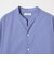 【WEB限定 WARDROBE SMART】コットン バンドカラー スキッパー シャツ