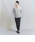【WEB限定 WARDROBE SMART】コットン バンドカラー スキッパー シャツ