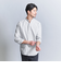 【WEB限定 WARDROBE SMART】コットン バンドカラー スキッパー シャツ