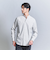 【WEB限定 WARDROBE SMART】コットン バンドカラー スキッパー シャツ