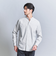 【WEB限定 WARDROBE SMART】コットン バンドカラー スキッパー シャツ