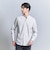 【WEB限定 WARDROBE SMART】コットン バンドカラー スキッパー シャツ