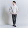 【WEB限定 WARDROBE SMART】コットン バンドカラー スキッパー シャツ