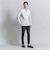 【WEB限定 WARDROBE SMART】コットン バンドカラー スキッパー シャツ