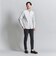 【WEB限定 WARDROBE SMART】コットン バンドカラー スキッパー シャツ
