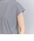 【WEB限定】天竺ボーダーフレンチスリーブカットソー