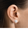 ＜BAQLESS＞ボタンパール ピアス