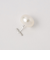 ＜BAQLESS＞ボタンパール ピアス