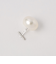＜BAQLESS＞ボタンパール ピアス