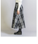 【WEB限定】チェックタフタ ギャザースカート 23FW -ウォッシャブル-