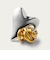 ＜LAPUIS＞Coil Heart ピアス