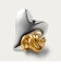＜LAPUIS＞Coil Heart ピアス