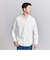【WEB限定 WARDROBE SMART】コットン ネル ワイドカラーシャツ
