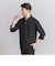 【WEB限定 WARDROBE SMART】コットン ネル ワイドカラーシャツ