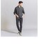 【WEB限定 WARDROBE SMART】コットン ネル ワイドカラーシャツ