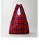 ＜BAGGU＞タータンチェック ポケッタブルバッグ /STANDARD 日本限定モデル