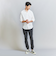 【WEB限定 WARDROBE SMART】コットン ワイドカラー スキッパー シャツ