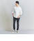 【WEB限定 WARDROBE SMART】コットン ワイドカラー スキッパー シャツ