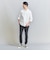 【WEB限定 WARDROBE SMART】コットン ワイドカラー スキッパー シャツ