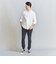 【WEB限定 WARDROBE SMART】コットン ワイドカラー スキッパー シャツ