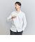 【WEB限定 WARDROBE SMART】コットン ワイドカラー スキッパー シャツ