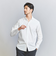 【WEB限定 WARDROBE SMART】コットン ワイドカラー スキッパー シャツ
