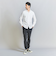 【WEB限定 WARDROBE SMART】コットン ワイドカラー スキッパー シャツ