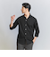 【WEB限定 WARDROBE SMART】コットン ワイドカラー スキッパー シャツ