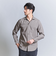 【WEB限定 WARDROBE SMART】コットン ワイドカラー スキッパー シャツ