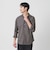 【WEB限定 WARDROBE SMART】コットン ワイドカラー スキッパー シャツ