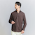 【WEB限定 WARDROBE SMART】コットン ワイドカラー スキッパー シャツ