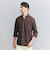 【WEB限定 WARDROBE SMART】コットン ワイドカラー スキッパー シャツ