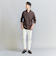 【WEB限定 WARDROBE SMART】コットン ワイドカラー スキッパー シャツ