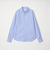 【WEB限定 WARDROBE SMART】コットン ワイドカラー スキッパー シャツ