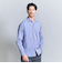 【WEB限定 WARDROBE SMART】コットン ワイドカラー スキッパー シャツ