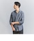 【WEB限定 WARDROBE SMART】コットン ワイドカラー スキッパー シャツ