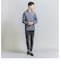 【WEB限定 WARDROBE SMART】コットン ワイドカラー スキッパー シャツ