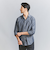【WEB限定 WARDROBE SMART】コットン ワイドカラー スキッパー シャツ