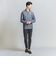 【WEB限定 WARDROBE SMART】コットン ワイドカラー スキッパー シャツ