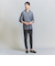 【WEB限定 WARDROBE SMART】コットン ワイドカラー スキッパー シャツ