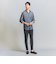 【WEB限定 WARDROBE SMART】コットン ワイドカラー スキッパー シャツ