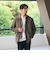 【WEB限定 WARDROBE SMART】スエードライク シャツ