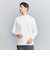 【WEB限定 WARDROBE SMART】クリア ガスコットン モックネック カットソー【抗菌・防臭】