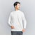 【WEB限定 WARDROBE SMART】クリア ガスコットン モックネック カットソー【抗菌・防臭】