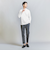 【WEB限定 WARDROBE SMART】クリア ガスコットン モックネック カットソー【抗菌・防臭】