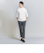 【WEB限定 WARDROBE SMART】クリア ガスコットン モックネック カットソー【抗菌・防臭】