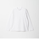 【WEB限定 WARDROBE SMART】クリア ガスコットン モックネック カットソー【抗菌・防臭】