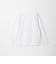 【WEB限定 WARDROBE SMART】クリア ガスコットン モックネック カットソー【抗菌・防臭】